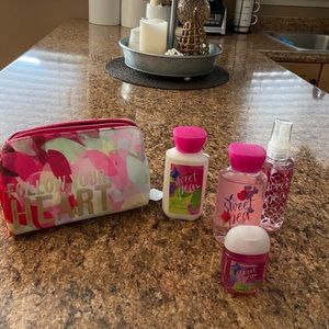 Bath and Body Sweet Pea Collection